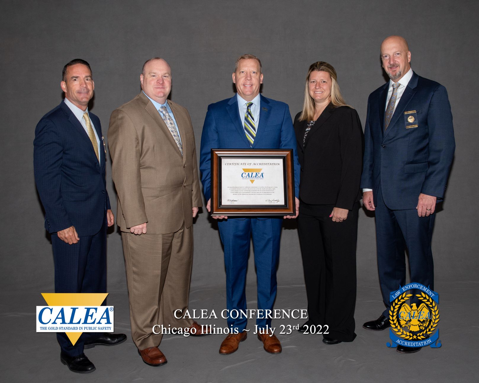 Concord Police Receive CALEA Accreditation Certificate
